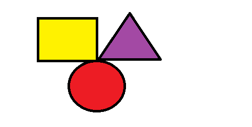 imagen de circulo, triangulo y cuadrado